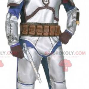 Sci-Fi krijger mascotte. Warrior kostuum - Redbrokoly.com